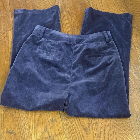 Coldwater Creek beautiful plum corduroy high rise ankle pants size 4 - Picture 4 of 9